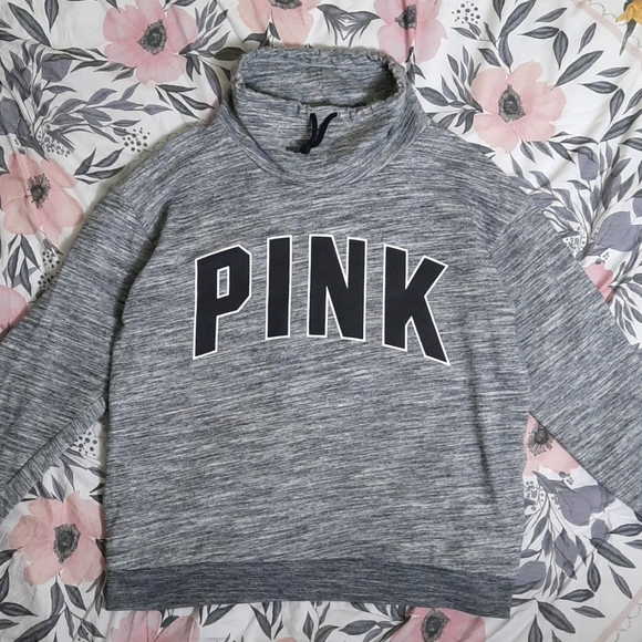 PINK Victoria's Secret Tops - PINK VICTORIAS SECRET pullover cowl neck sweatshirt
